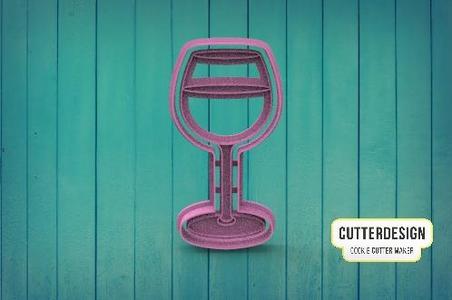 Glass Of Wine Cookie Cutter wine glass