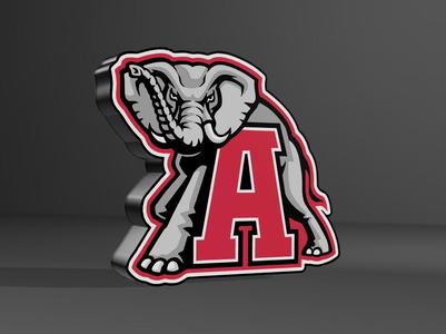 Alabama Elephant Logo V2