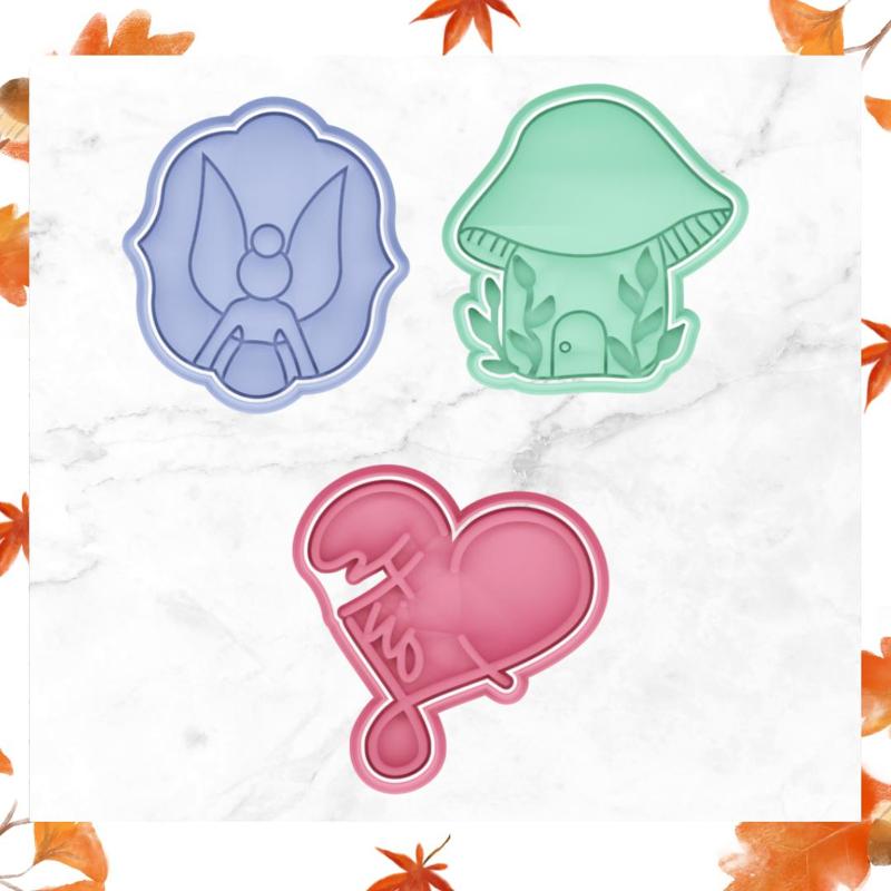 COOKIE CUTTER fairy, house, heart