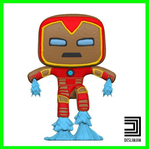 Homem de ferro Iron man GINGERBREAD BISCOITO BOLACHA FUNKO POP