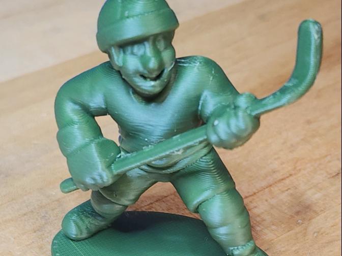 Cute Cartoon Style NHL Hockey Player