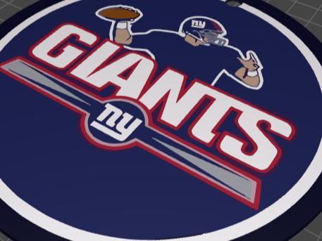 NFL Giants Keychain