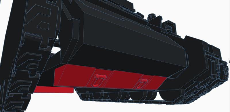 Rhino Enlargement Kit for space lad vehicles