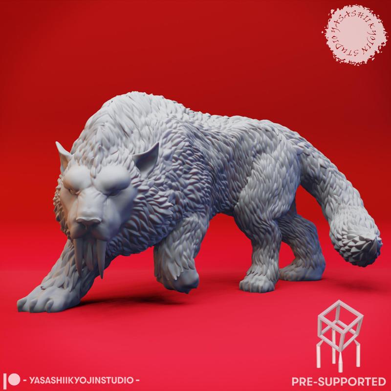 Crag Cat - Tabletop Miniature (Pre-Supported)