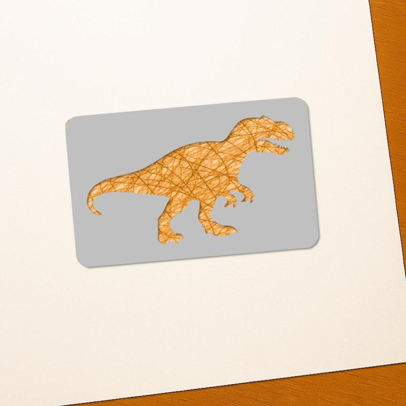 Allosaurus Drawing Stencils – 3D Printable Tools for Artists