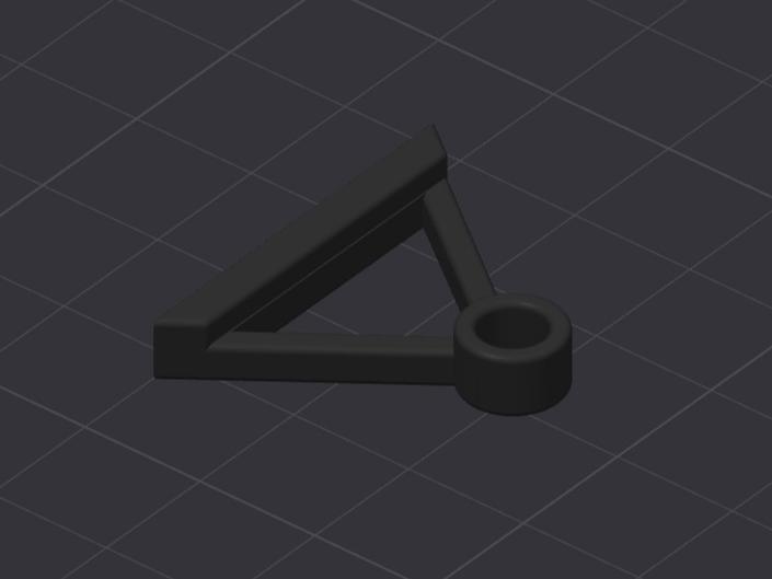 Toy tractor trailer hitch