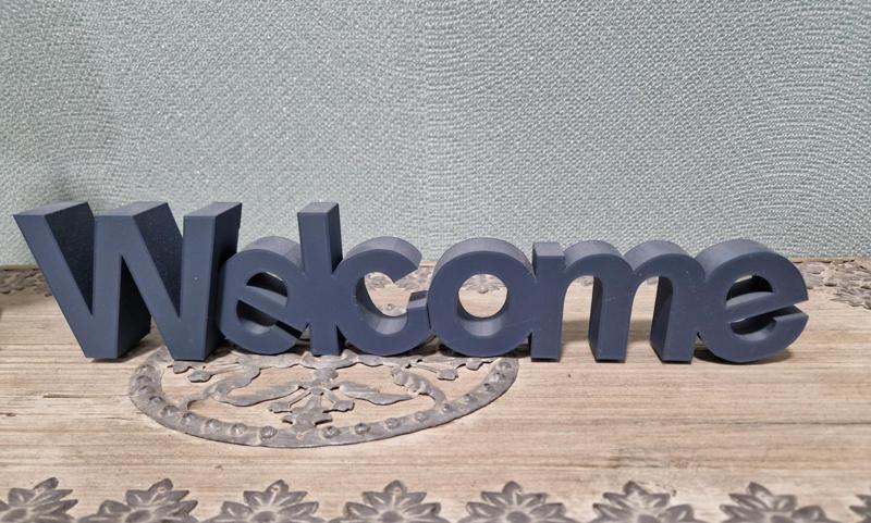 Welcome Deko Schild