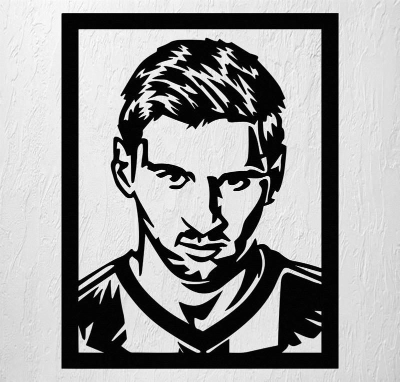 LEONEL MESSI WALL ART 2D DECORATION