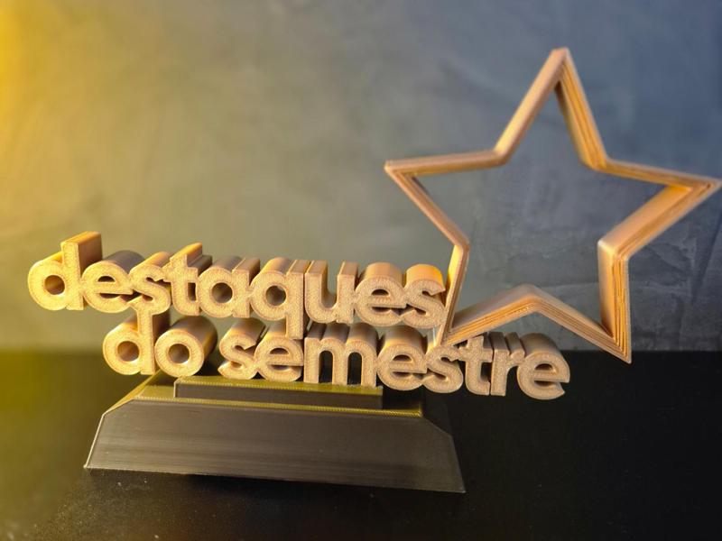 Trophy for Distinguished Semester Highlights / Premier Performers