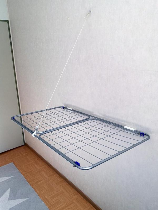 Laundry rack wall mount