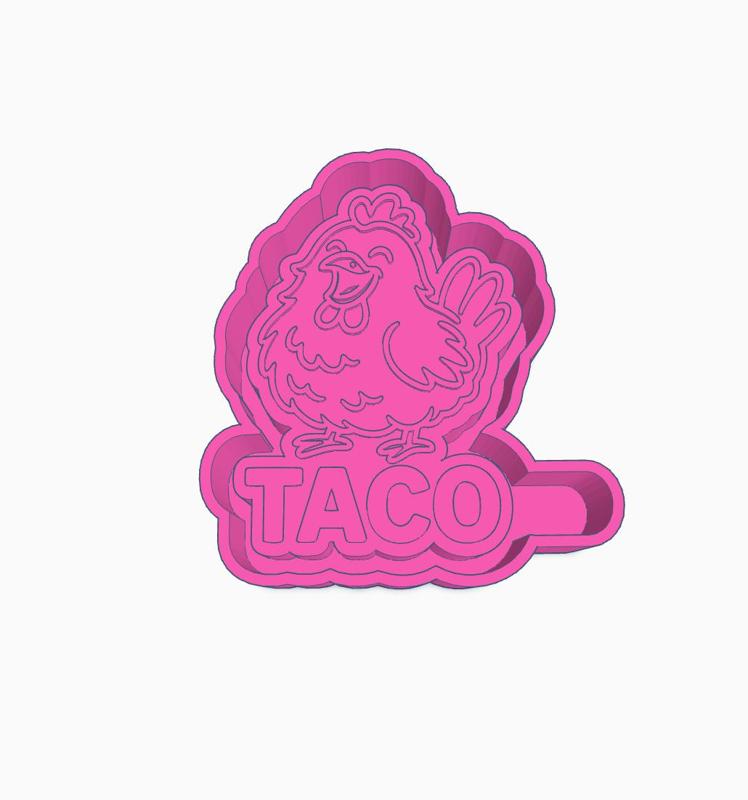 TACO Chicken Mold Housing STL