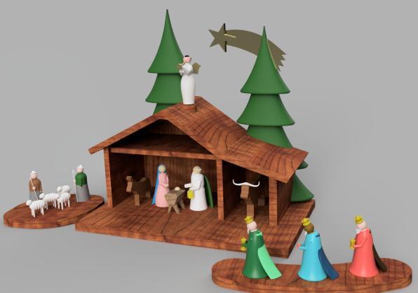Nativity Scene (Weihnachtskrippe)