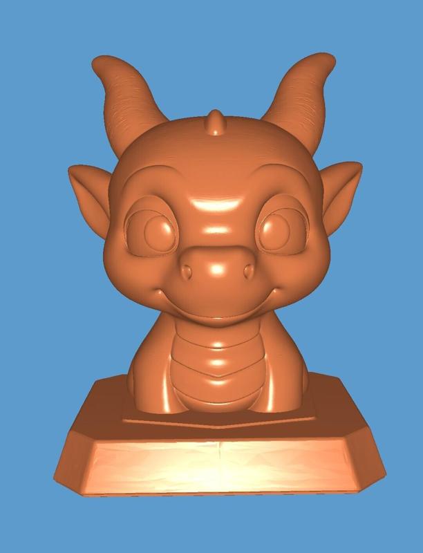Baby dragón bust
