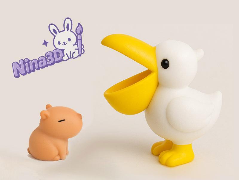 elícano Vs Capibara – Escena Viral en Mini 3D