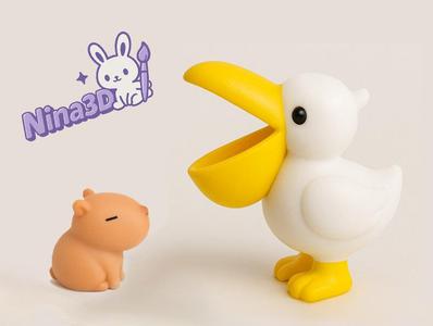 elícano Vs Capibara – Escena Viral en Mini 3D