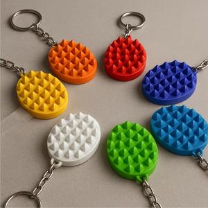 Stabby Stones Keychain, Spiky Keyring, EDC Tactile Stim, for Stress Relief - Anxiety, for ASMR or ADHD, Bag Charm