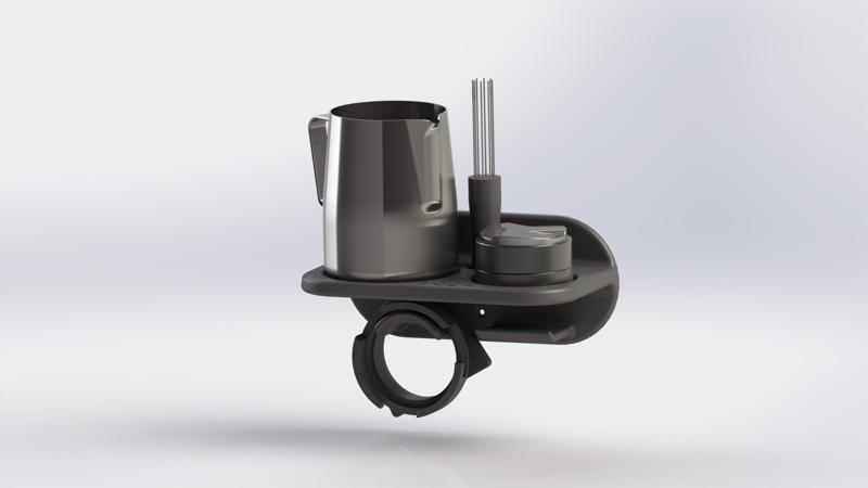 Sage-Breville Portafilter, Milk Pitcher, Distributor, Tamper wall mount
