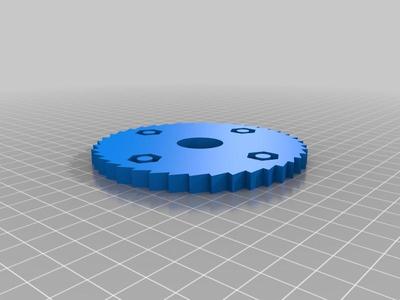 Circular saw blade fidget spinner