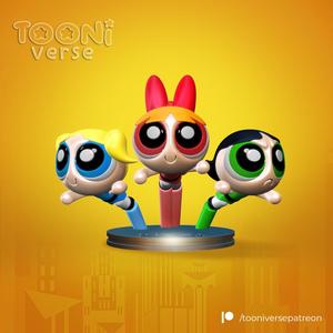 BONBON, BUBBLE AND ACORN | THE POWERPUFF GIRLS