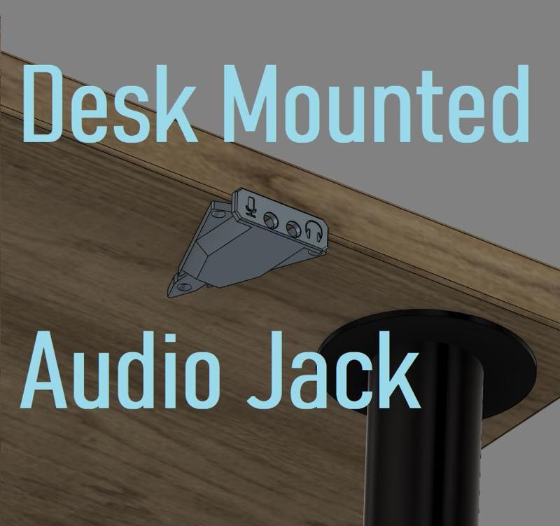 Desk Mounted Audio Jack
