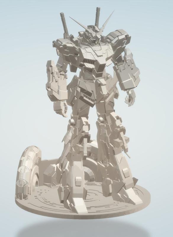 Gundam Unicorn headphone stand