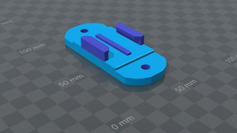 flat GoPro mount bracket (Bolt on)