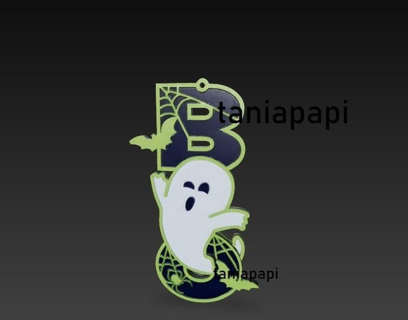 Ghost Halloween wall decoration
