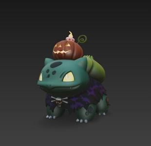 pokemon bulbizarre (haloween)