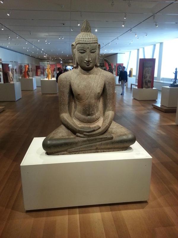 Buddha Seated in Meditation (Dhyanamudra), Chola period, c. 12th century, Art Institute of Chicago