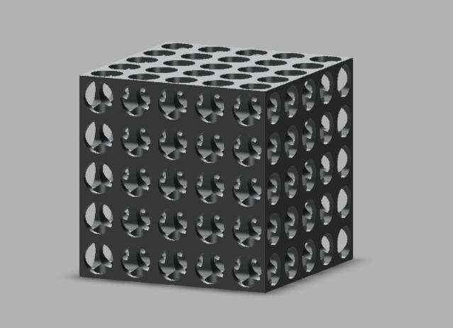 "Swiss" Cube - 3D Printer Torture Test