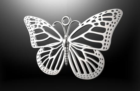 Monarch Butterfly Pendant - 3D print model