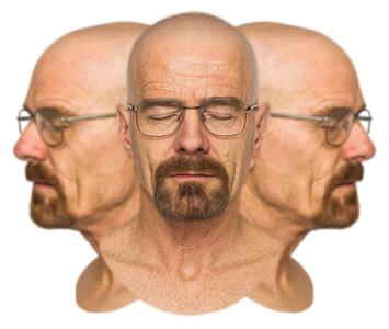 Bryan Cranston as Walter White likeness sculpt 3D model