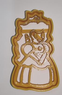 Paper Mario Cookie Cutter - Peach