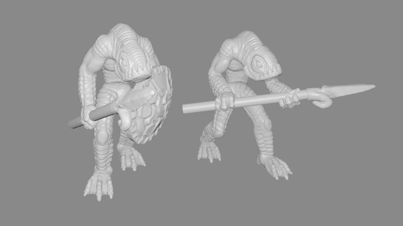 Kua-Toa / Fishman Miniatures