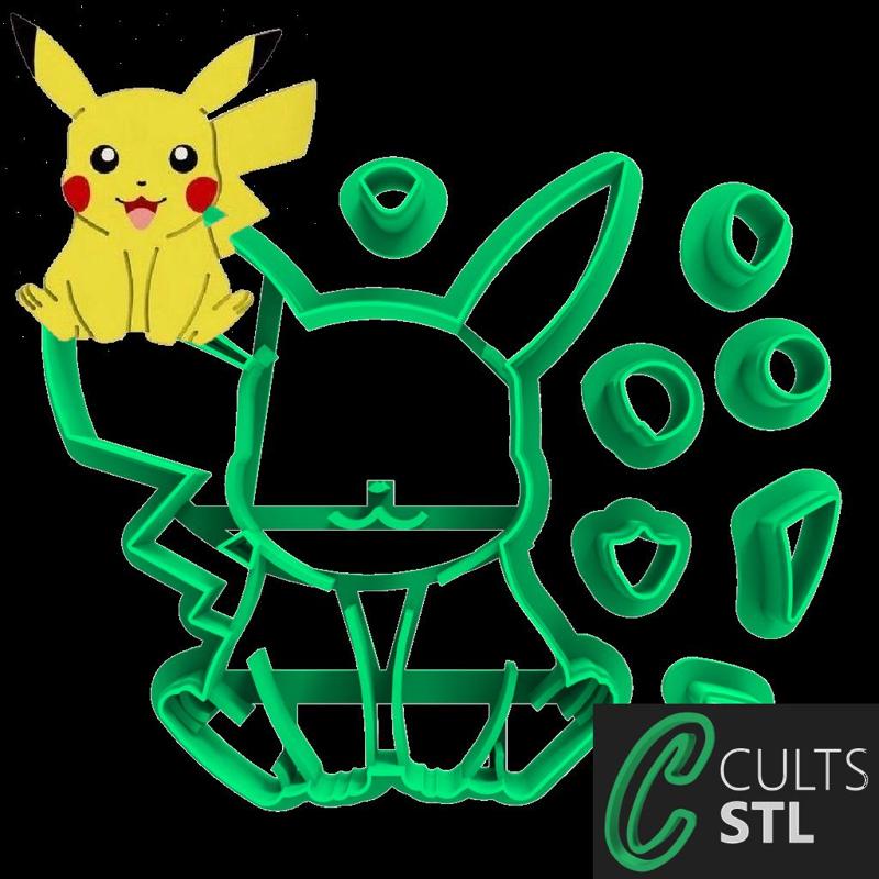 COTADOR PIKACHU - POKEMON - 6cm