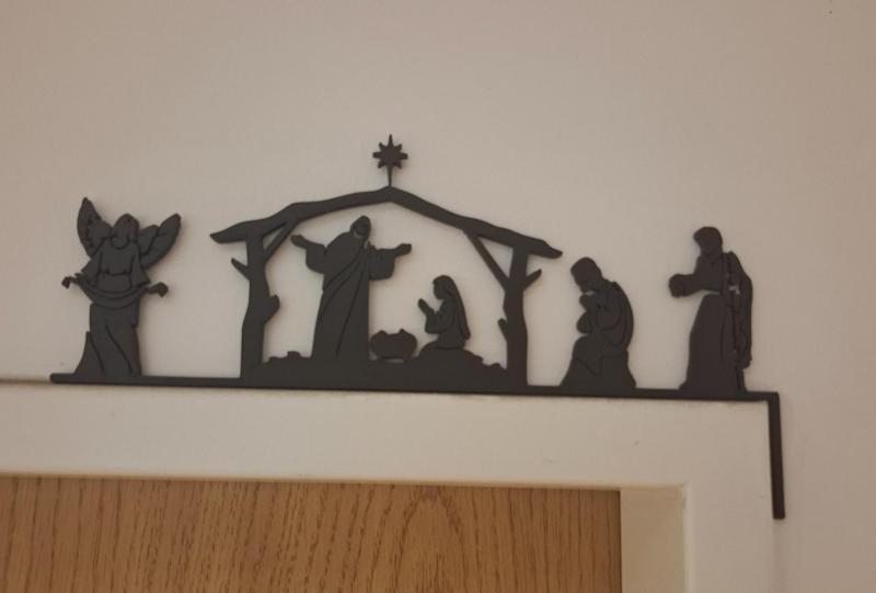 Nativity Scene 3D Door Decoration