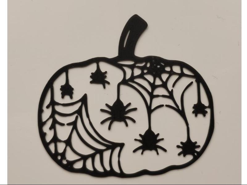 Halloween decoration - pumpkin sticker