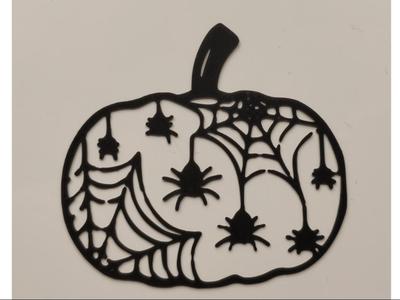 Halloween decoration - pumpkin sticker
