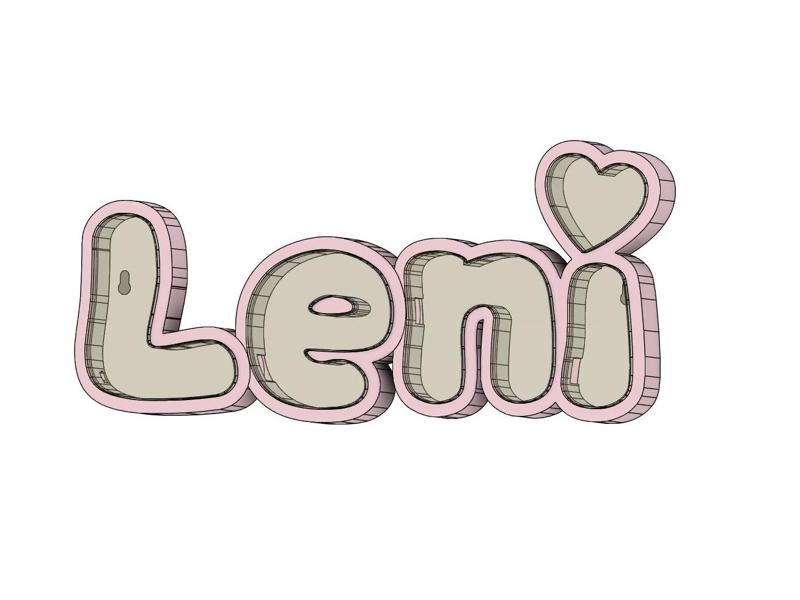 LED Name Lamp Leni