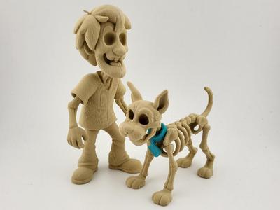 Scooby-Doo and Shaggy Skeleton Duo