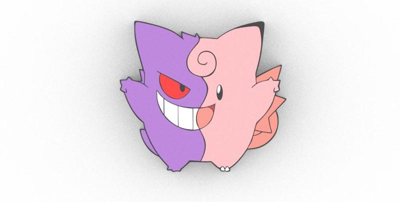 gengar e clefable