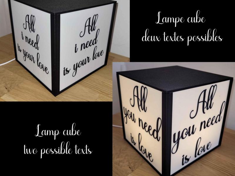 Lampe All you need is love