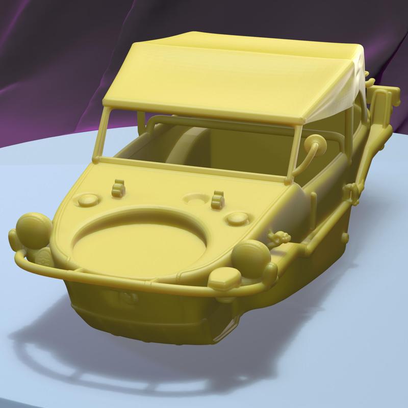VOLKSWAGEN SCHWIMMWAGEN 1942 (1/24)  Printable Car Body