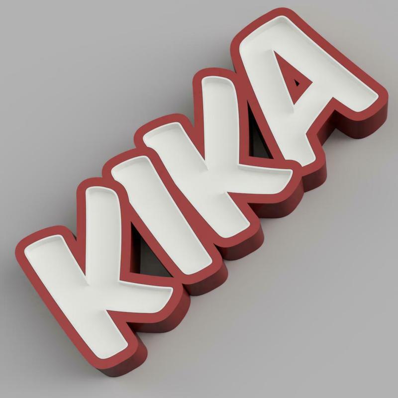 NAMELED KIKA - LED LAMP WITH NAME