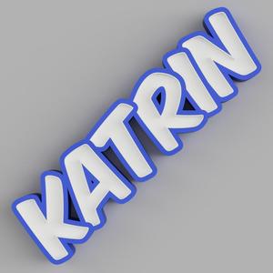 NAMELED KATRIN - LED LAMP WITH NAME