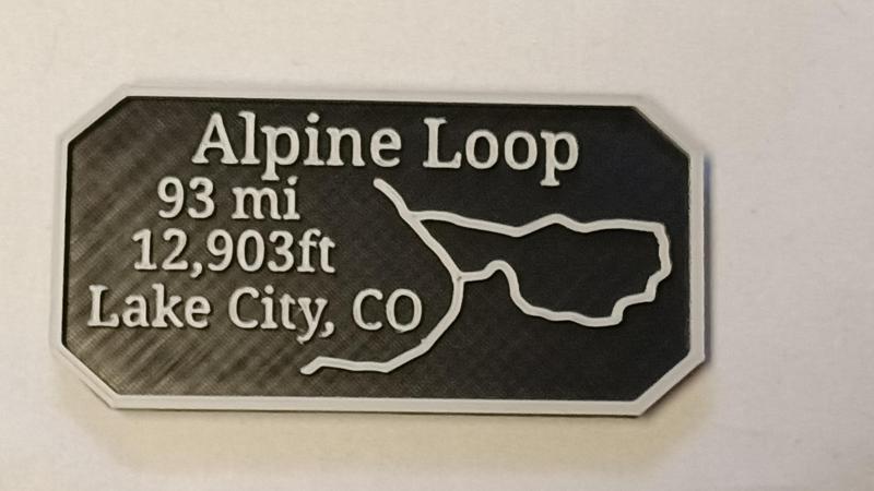 Maverick's Trail Badge Alpine Loop Lake City Colorado