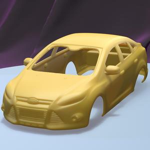 FORD FOCUS SEDAN 2011  (1/24) printable car body