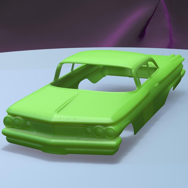 PONTIAC VENTURA COUPE 1960 (1/24)  printable car body