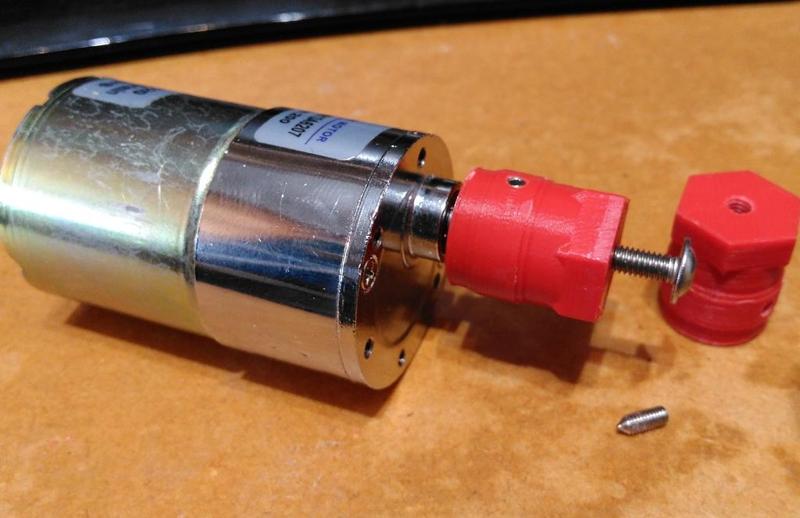 17mm Hex Hub for 6mm shaft motor.