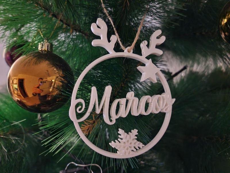 Christmas ornament reindeer frames